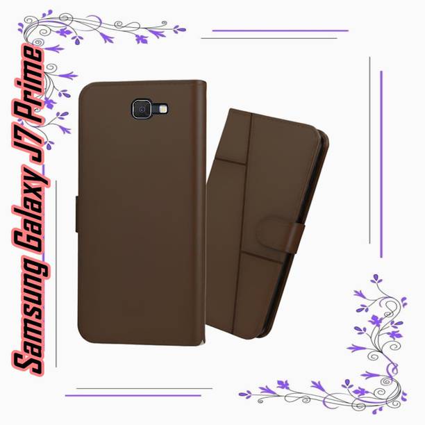 PRAJCASE Flip Cover for Samsung Galaxy J7 Prime