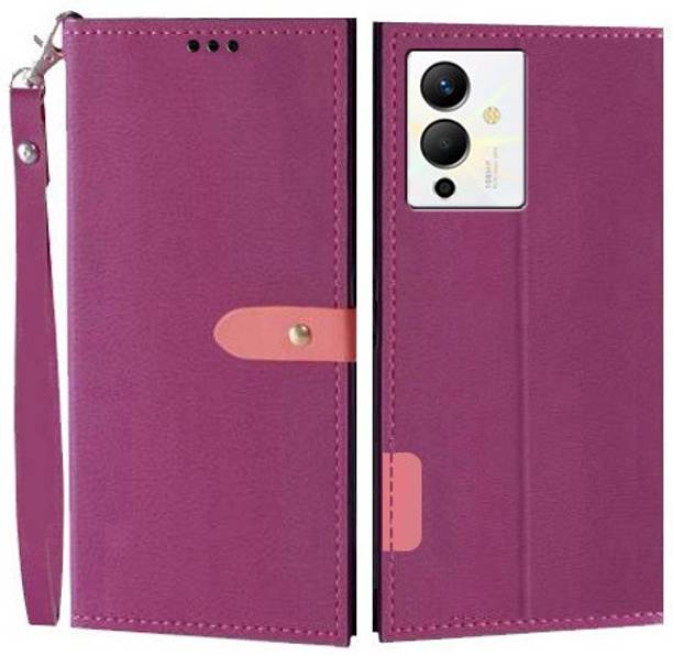 Krofty Flip Cover for Infinix Note 12 5G, Infinix Note 12 Pro 5G