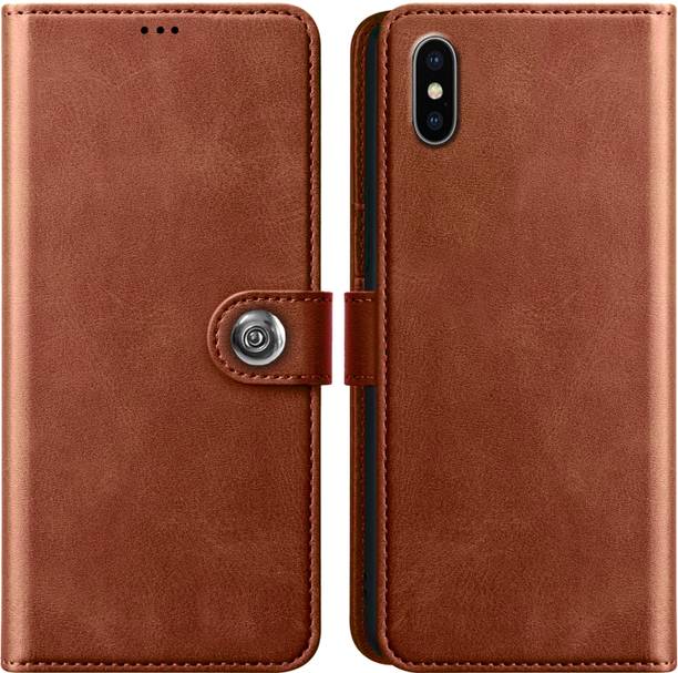 PikTrue Flip Cover for Apple iPhone XS Max