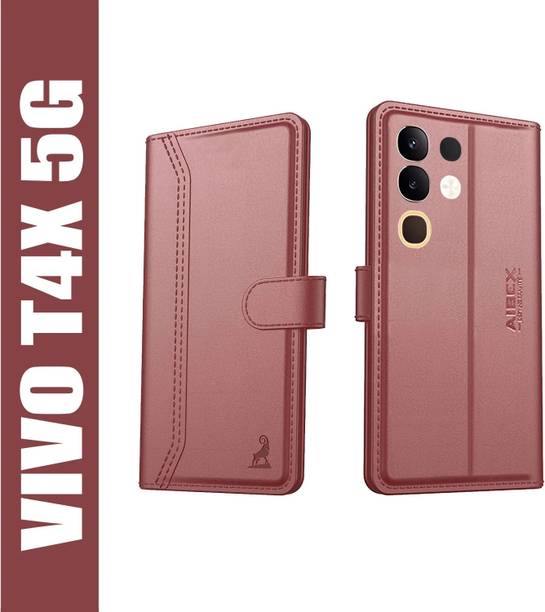 AIBEX Flip Cover for Vivo T4X 5G / iQOO Z10X 5G Premiu...