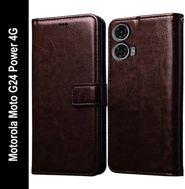 Casotec Flip Cover for Motorola Moto G24 Power 4G