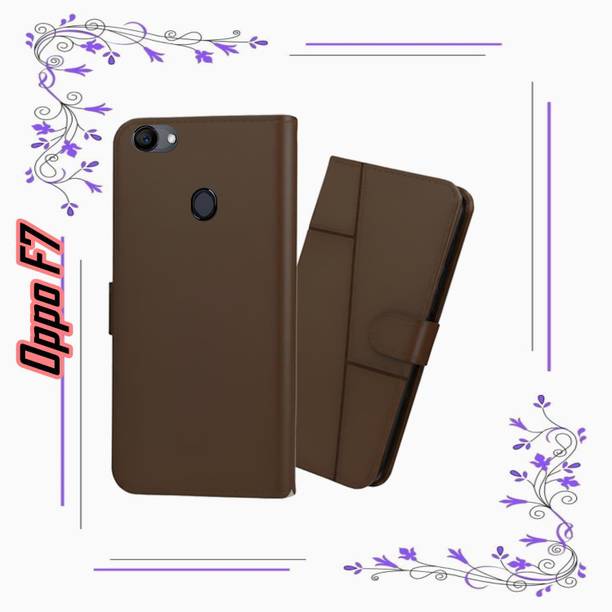 PRAJCASE Flip Cover for OPPO F7