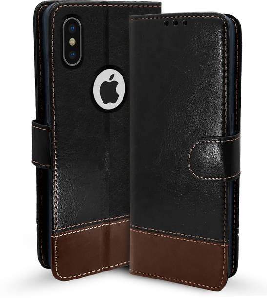 Pikkme Flip Cover for Apple iPhone X