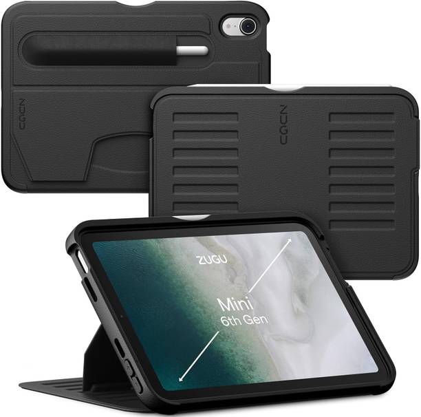 ZUGU Flip Cover for iPad Mini 7 (A17 Pro, 2024) / iPad Mini 6 (6th Gen, 2021), Convenient Magnetic Stand