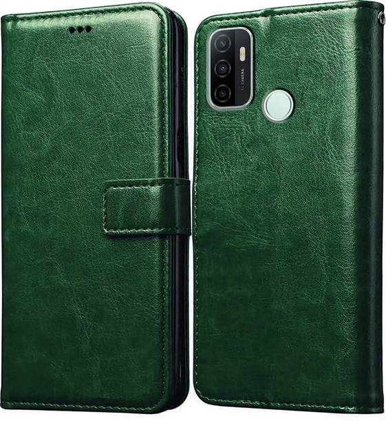 Casotec Flip Cover for Oppo A53, Oppo A33 (2020)
