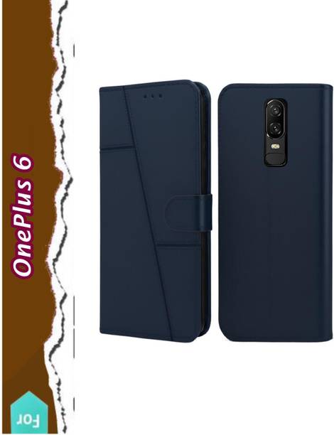 HLOFLY Flip Cover for OnePlus 6