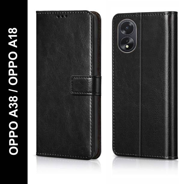 Cockcrow Flip Cover for OPPO A38, OPPO A18