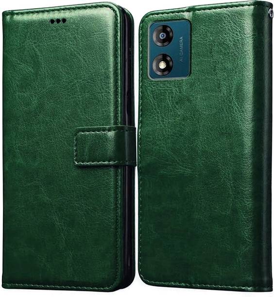 Casotec Flip Cover for Motorola Moto E13 4G
