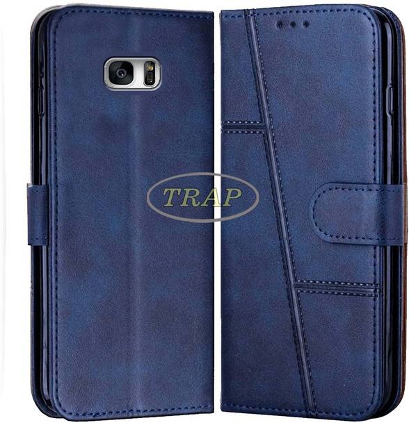 Trap Premium Flip Cover Flip Cover for Samsung Galaxy S7 Edge