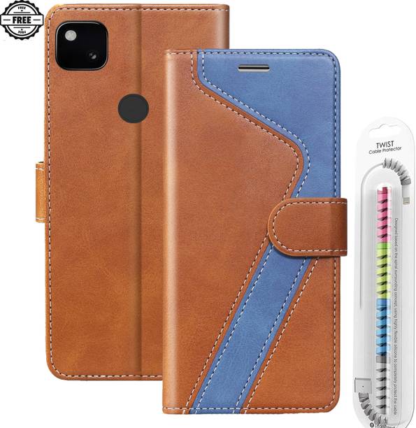 TWIGLO Flip Cover for GOOGLE PIXEL 4A
