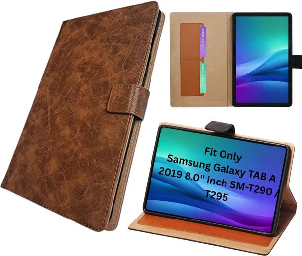 EasyTac Flip Cover for Samsung T290 / T295,Tab A 8.0 (2019)
