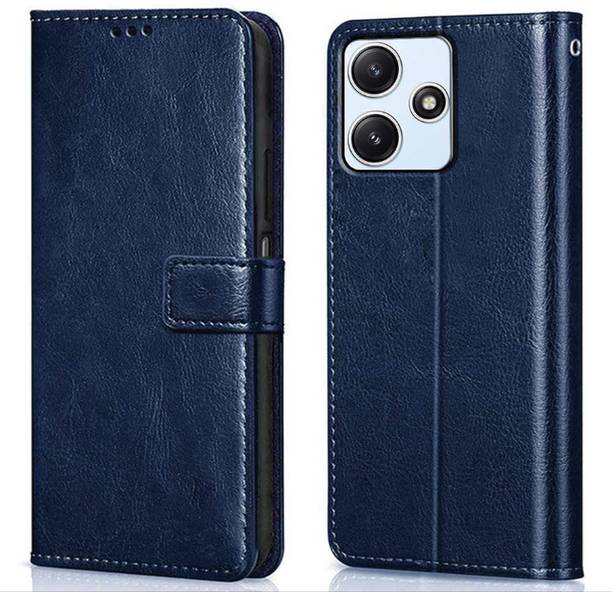 STARFLIP Flip Cover for Flip Cover Back Case Cover for Mi Redmi 12 5G | Redmi 12 4G | Poco M6 Pro 5G