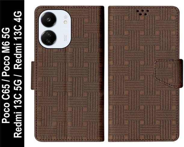 SBMS Flip Cover for Redmi 13C 4G / Poco C65 4G