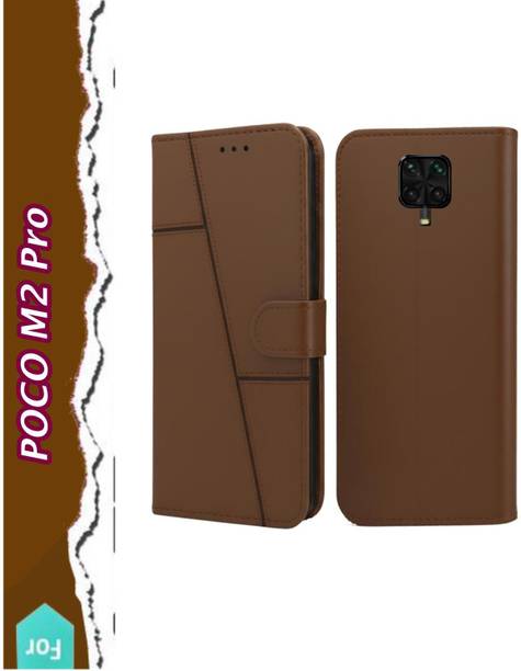 HLOFLY Flip Cover for POCO M2 Pro