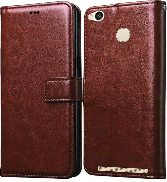 TINGTONG Flip Cover for Mi Redmi 3S Prime