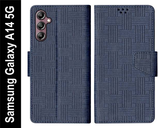 SBMS Flip Cover for Samsung Galaxy A14 5G Back Cover Case with Magnatic Closure