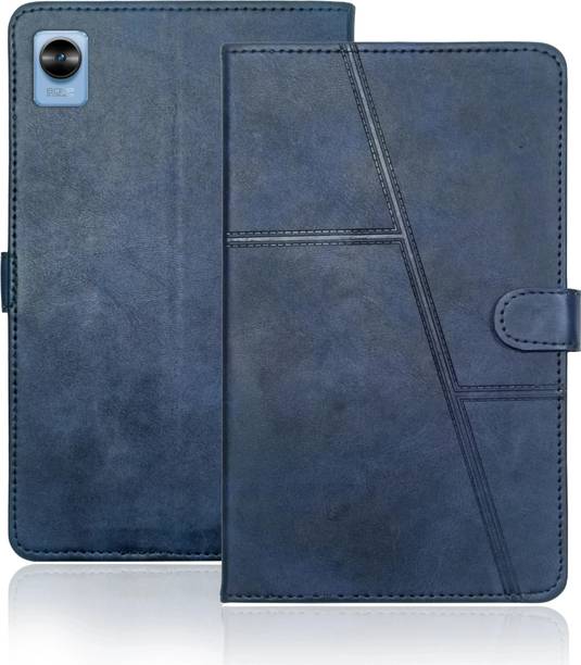 SUPER-ME Flip Cover for REALME PADMINI TABLET FLIP COVER | Magnetic Closure | Stand Holder