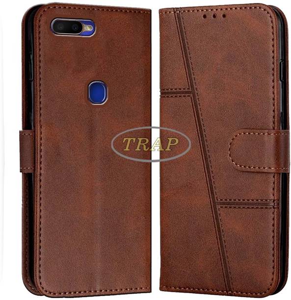 Trap Premium Flip Cover Flip Cover for OPPO F9 Pro
