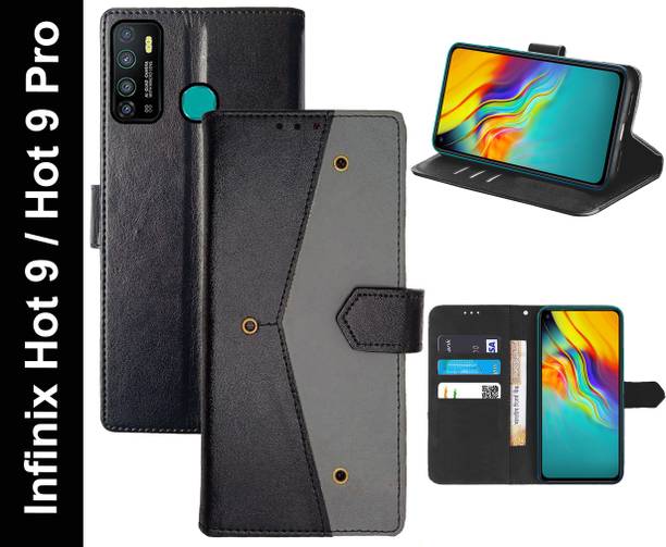 Mashgul Flip Cover for Infinix Hot 9, Infinix Hot 9 Pro