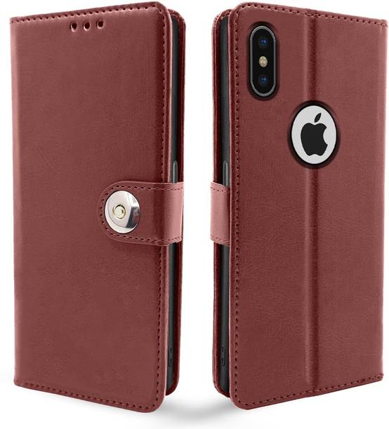 Pikkme Flip Cover for Apple iPhone X