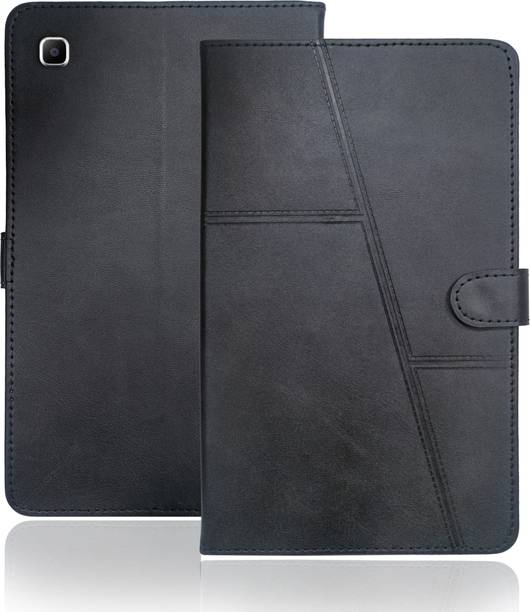 Super Me Flip Cover for "SAMSUNG GALAXY TAB A7 LITE" Flip Cover | Heavy Magnet | Vegan Leather | 3 Pockets |
