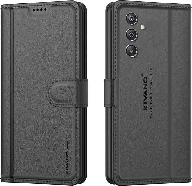 KIVANO LUXE Flip Cover for Samsung Galaxy F34 5G / Samsung Galaxy M34 5G|Premium Leather|Magnetic Closure|Stand