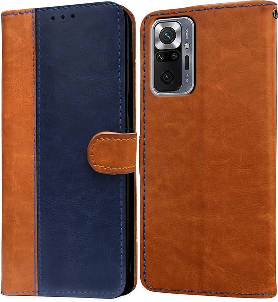 Casotec Flip Cover for Mi Redmi Note 10 Pro, Mi Note 10 Pro Max