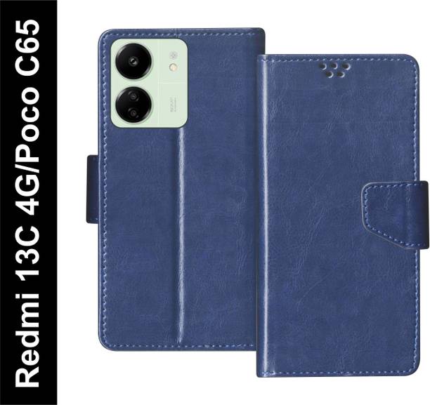 SBMS Flip Cover for Redmi 13C 4G / Poco C65 4G