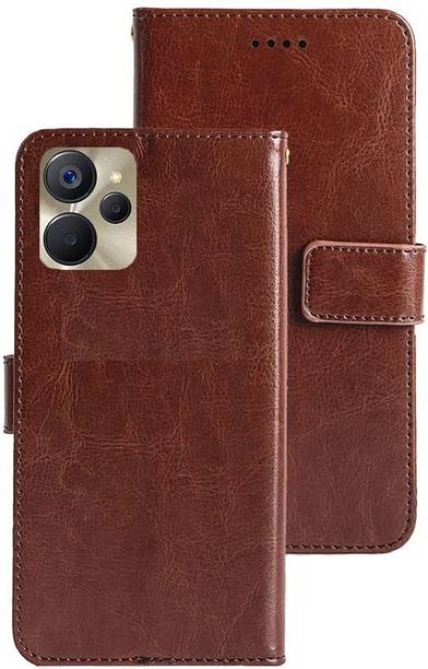 SUCH Flip Cover for vintage brown Back Flip Cover compatible for Realme 9i-RMX3612