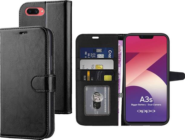 Digilett Flip Cover for Oppo A3s