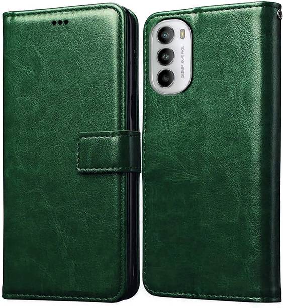 Casotec Flip Cover for Motorola Moto G52 4G, Motorola Moto G82 5G
