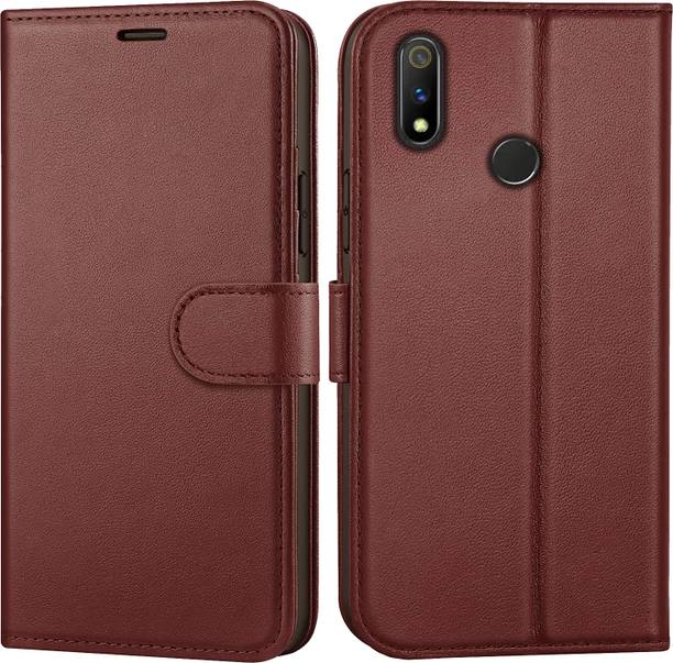 PikTrue Flip Cover for Realme 3 Pro