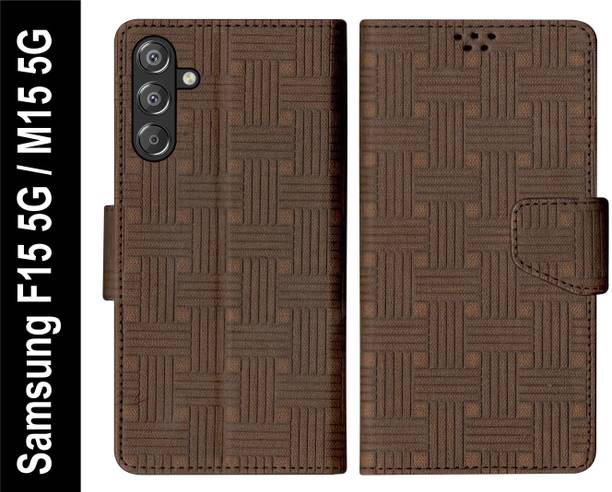 SBMS Flip Cover for Samsung Galaxy F15 5G / Samsung Galaxy M15 5G