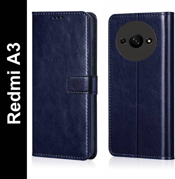 Flocculent Flip Cover for Redmi A3, Redmi A3X