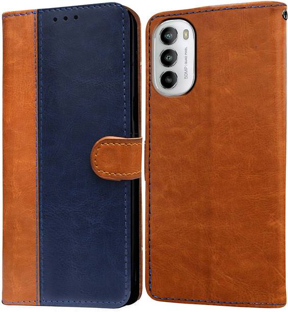 Casotec Flip Cover for Motorola Moto G52 4G, Motorola Moto G82 5G