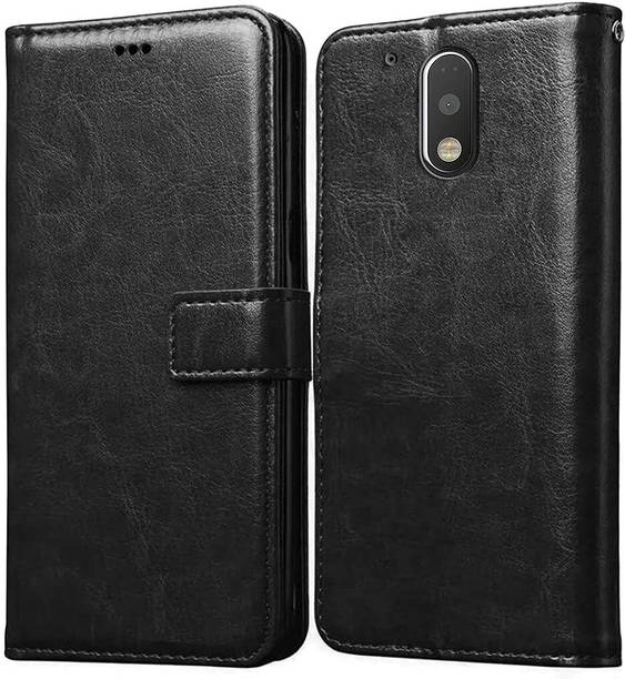 COVERBLACK Flip Cover for Motorola Moto G (4th Generation) Plus