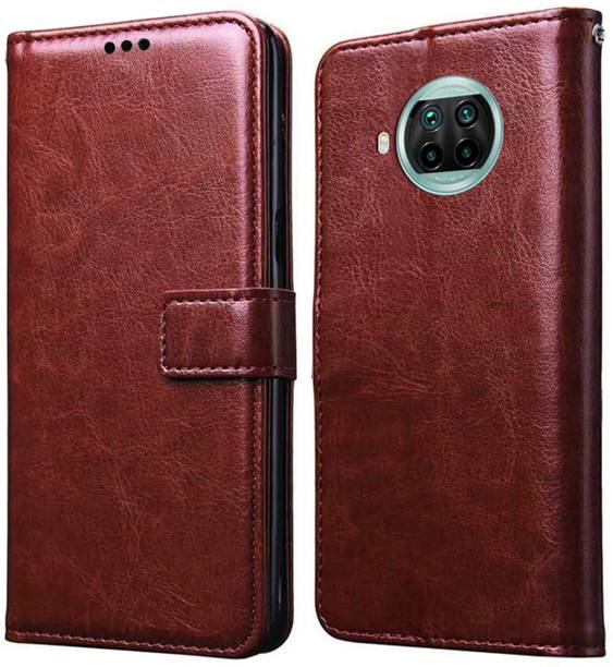 Glimring Flip Cover for Mi 10i, Mi 10T Lite