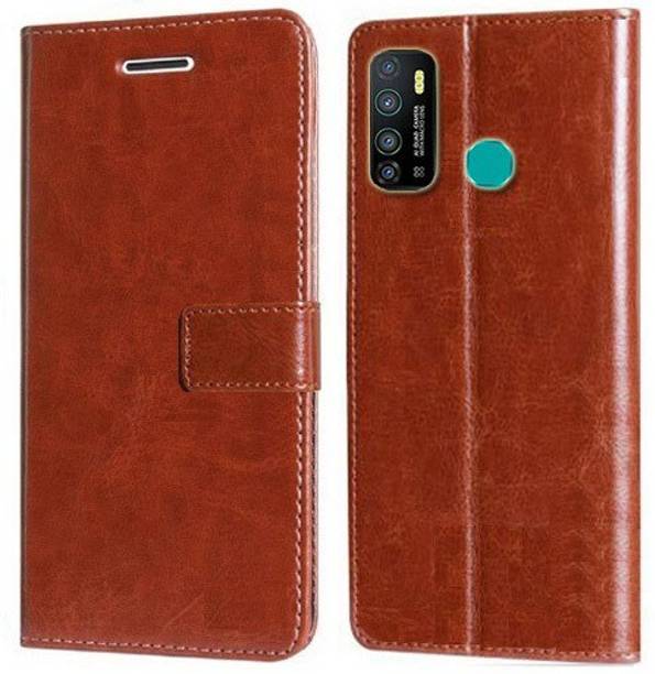Krofty Flip Cover for Infinix Hot 9, Infinix Hot 9 Pro