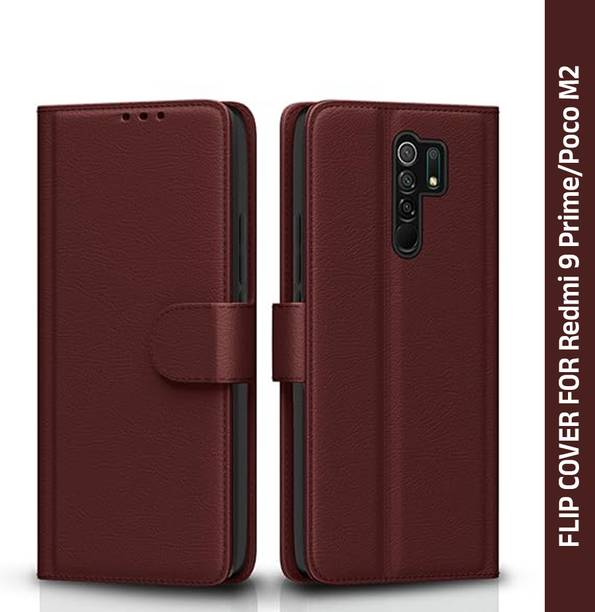 gunvar Flip Cover for MI REDMI 9 PRIME / POCO M2 / POCO M2 RELODED