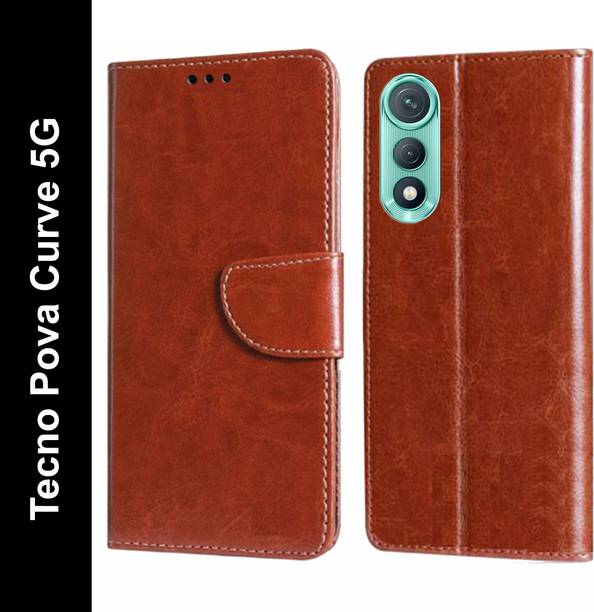Wristlet Flip Cover for Tecno Pova Curve 5G