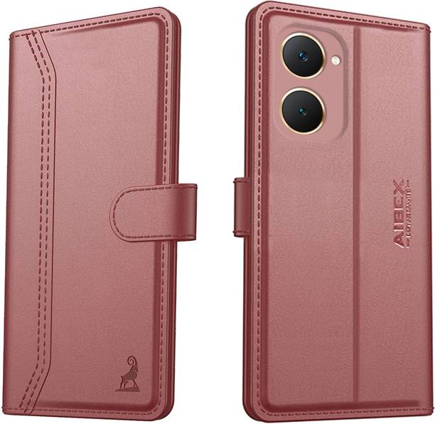 AIBEX Flip Cover for iQOO Z9 Lite / Vivo Y28S 5G / Vivo T3 Lite / Vivo Y18 / Vivo Y18e / Vivo Y18i / Vivo Y18t