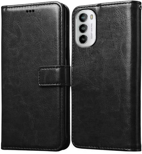 Casotec Flip Cover for Motorola Moto G52 4G, Motorola Moto G82 5G