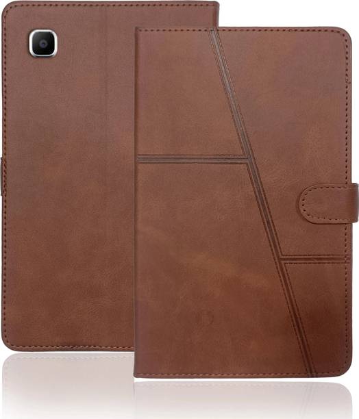 SUPER-ME Flip Cover for SAMSUNG GALAXY A7 LITE TABLET FLIP COVER | Magnetic Closure | Stand Holder