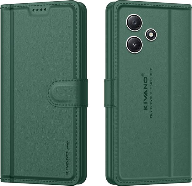 KIVANO LUXE Flip Cover for Redmi 12 5G / Poco M6 Pro