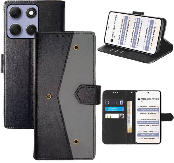 Aaghosh Flip Cover for MOTOROLA G86 Power 5G, Moto G86 Power 5G