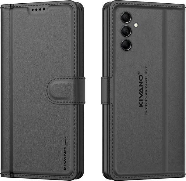 KIVANO LUXE Flip Cover for Samsung Galaxy M14 5G|Premium Leather|Magnetic Closure|Stand function