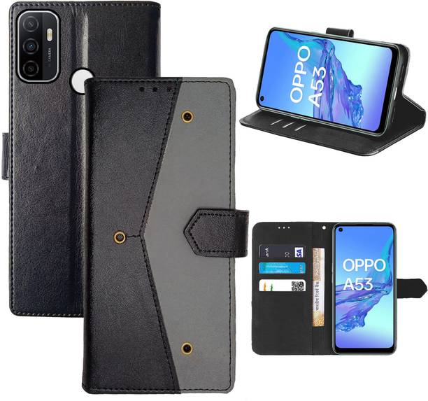 Aaghosh Flip Cover for OPPO A53, OPPO A33