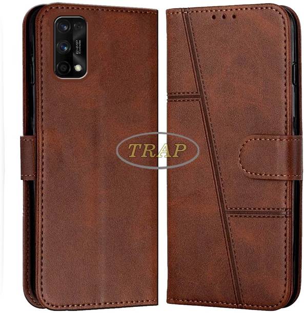 Trap Premium Flip Cover Flip Cover for Realme 7 Pro