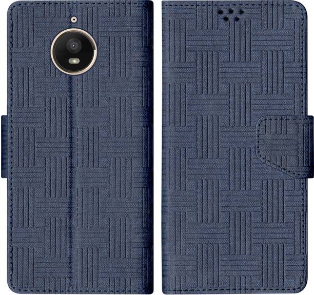 SBMS Flip Cover for Motorola Moto E4 Plus Back Cover Case with Magnatic Closure