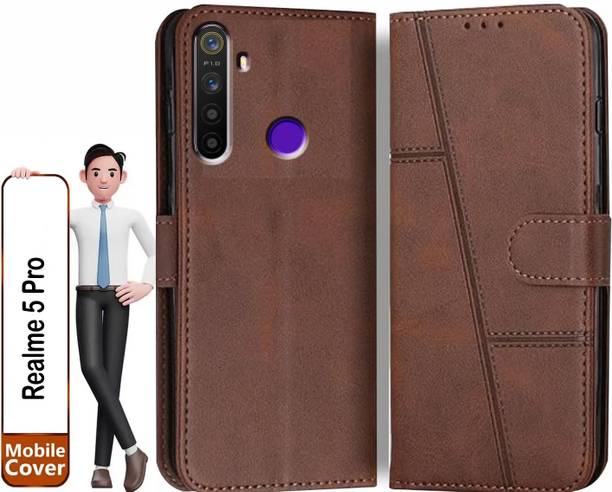 Oyota Flip Cover for Realme 5 Pro